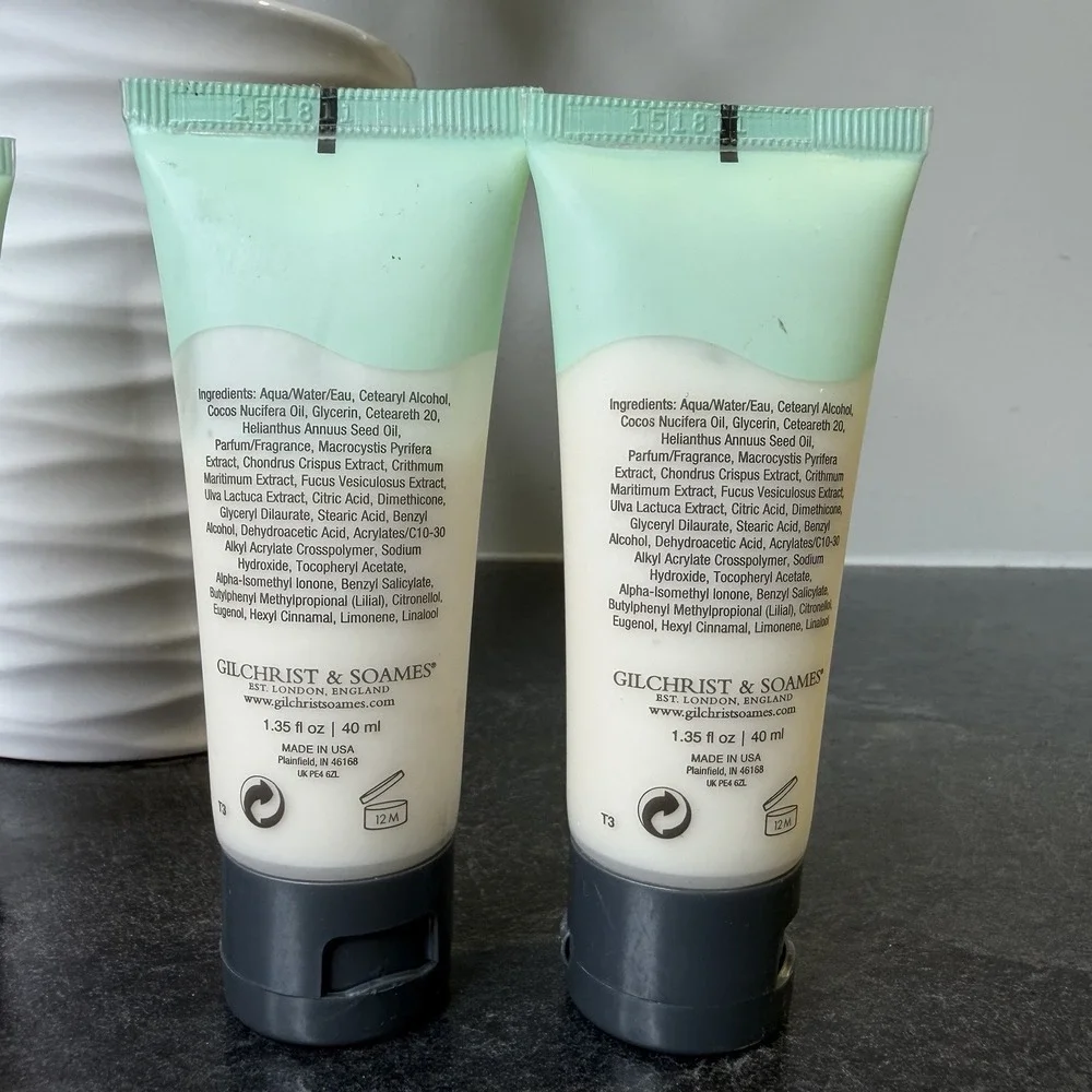 Gilchrist & Soames Spa Therapy Sea Fennel Lotion Shampoo Conditioner Lot Of 8